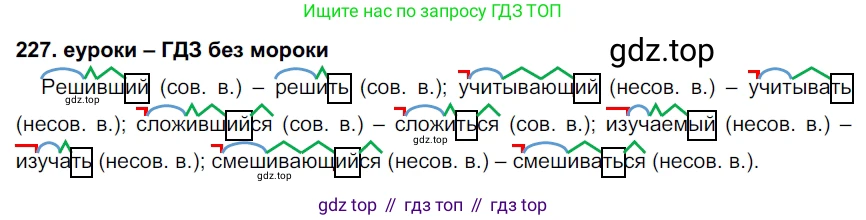 ГДЗ Русский язык, 7 класс Учебник, авторы: Разумовская Маргарита Михайловна, Львова Светлана Ивановна, Капинос Валентина Ивановна, Львов Валентин Витальевич, Сергеева Наталья Николаевна, Соловейчик Марина Сергеевна, издательство Просвещение, Москва, 2021, белого цвета, страница 84, номер 227, Решение 2