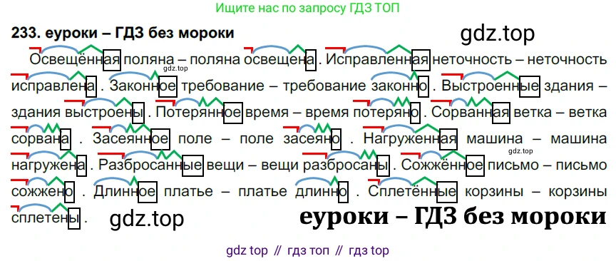 ГДЗ Русский язык, 7 класс Учебник, авторы: Разумовская Маргарита Михайловна, Львова Светлана Ивановна, Капинос Валентина Ивановна, Львов Валентин Витальевич, Сергеева Наталья Николаевна, Соловейчик Марина Сергеевна, издательство Просвещение, Москва, 2021, белого цвета, страница 86, номер 233, Решение 2
