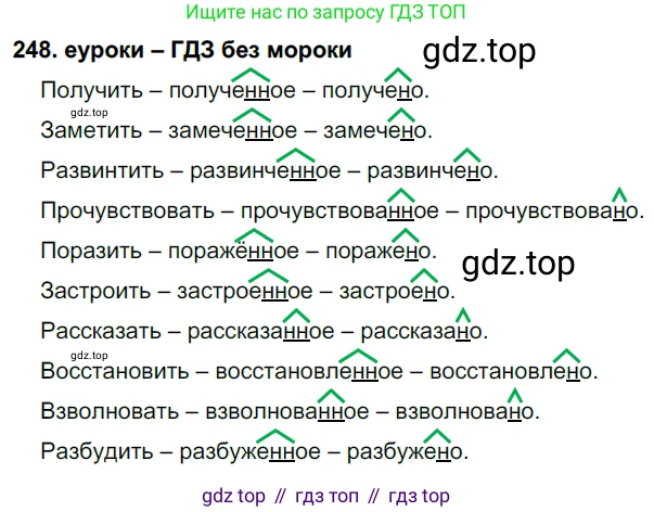 ГДЗ Русский язык, 7 класс Учебник, авторы: Разумовская Маргарита Михайловна, Львова Светлана Ивановна, Капинос Валентина Ивановна, Львов Валентин Витальевич, Сергеева Наталья Николаевна, Соловейчик Марина Сергеевна, издательство Просвещение, Москва, 2021, белого цвета, страница 91, номер 248, Решение 2