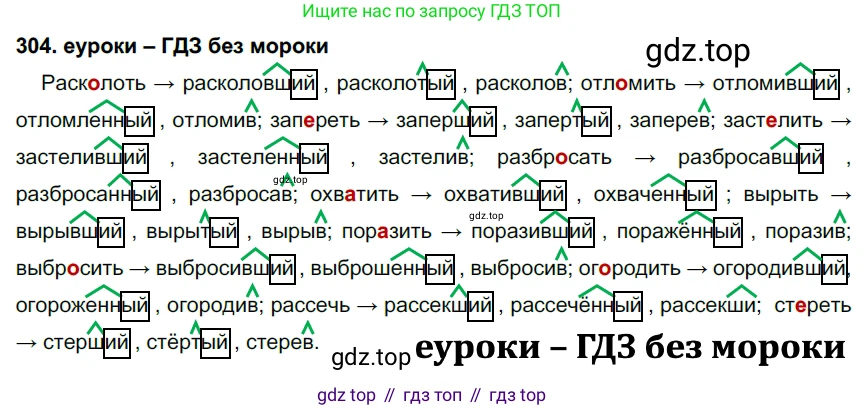 ГДЗ Русский язык, 7 класс Учебник, авторы: Разумовская Маргарита Михайловна, Львова Светлана Ивановна, Капинос Валентина Ивановна, Львов Валентин Витальевич, Сергеева Наталья Николаевна, Соловейчик Марина Сергеевна, издательство Просвещение, Москва, 2021, белого цвета, страница 115, номер 304, Решение 2