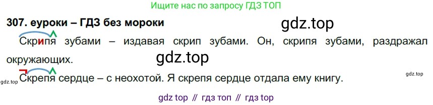 ГДЗ Русский язык, 7 класс Учебник, авторы: Разумовская Маргарита Михайловна, Львова Светлана Ивановна, Капинос Валентина Ивановна, Львов Валентин Витальевич, Сергеева Наталья Николаевна, Соловейчик Марина Сергеевна, издательство Просвещение, Москва, 2021, белого цвета, страница 116, номер 307, Решение 2