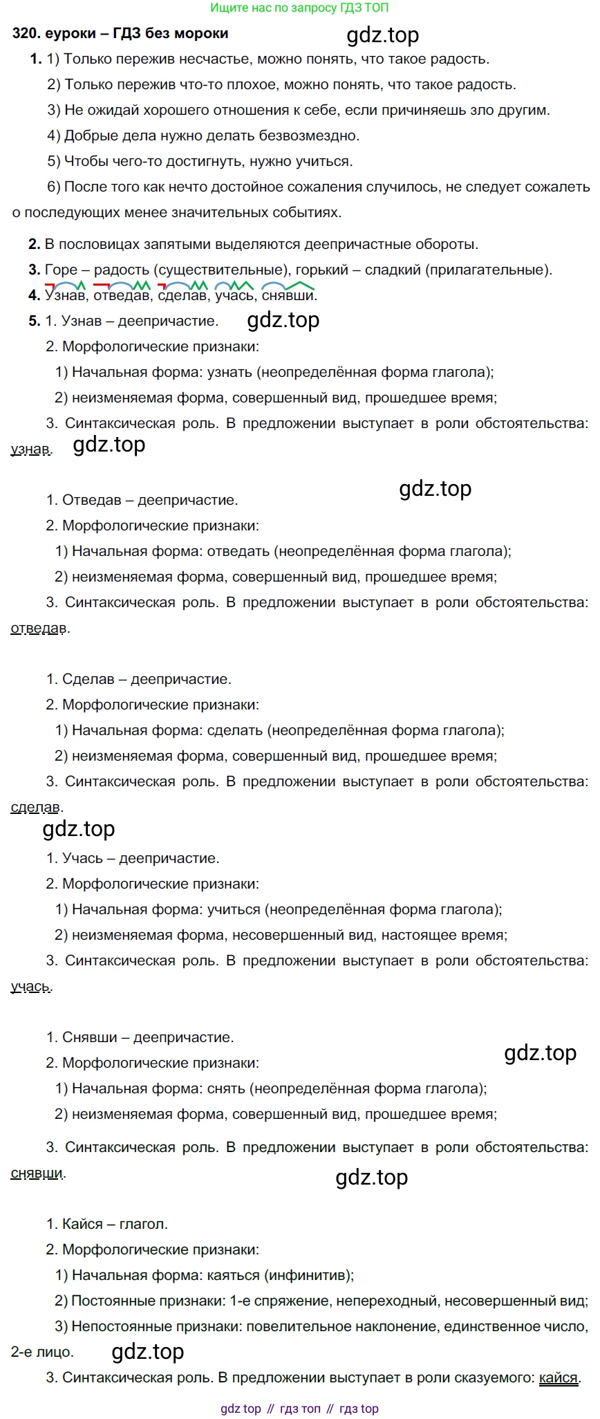 ГДЗ Русский язык, 7 класс Учебник, авторы: Разумовская Маргарита Михайловна, Львова Светлана Ивановна, Капинос Валентина Ивановна, Львов Валентин Витальевич, Сергеева Наталья Николаевна, Соловейчик Марина Сергеевна, издательство Просвещение, Москва, 2021, белого цвета, страница 121, номер 320, Решение 2