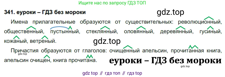 ГДЗ Русский язык, 7 класс Учебник, авторы: Разумовская Маргарита Михайловна, Львова Светлана Ивановна, Капинос Валентина Ивановна, Львов Валентин Витальевич, Сергеева Наталья Николаевна, Соловейчик Марина Сергеевна, издательство Просвещение, Москва, 2021, белого цвета, страница 129, номер 341, Решение 2