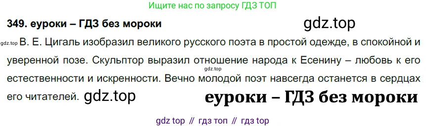 ГДЗ Русский язык, 7 класс Учебник, авторы: Разумовская Маргарита Михайловна, Львова Светлана Ивановна, Капинос Валентина Ивановна, Львов Валентин Витальевич, Сергеева Наталья Николаевна, Соловейчик Марина Сергеевна, издательство Просвещение, Москва, 2021, белого цвета, страница 132, номер 349, Решение 2