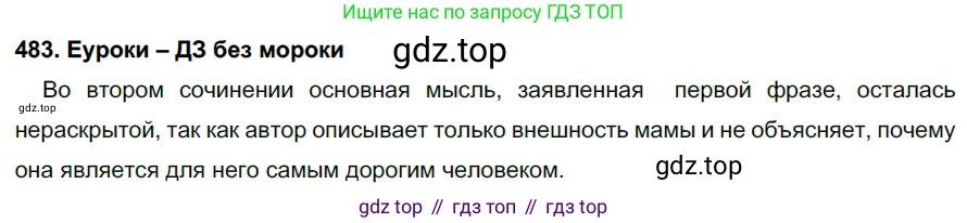 ГДЗ Русский язык, 7 класс Учебник, авторы: Разумовская Маргарита Михайловна, Львова Светлана Ивановна, Капинос Валентина Ивановна, Львов Валентин Витальевич, Сергеева Наталья Николаевна, Соловейчик Марина Сергеевна, издательство Просвещение, Москва, 2021, белого цвета, страница 184, номер 483, Решение 2
