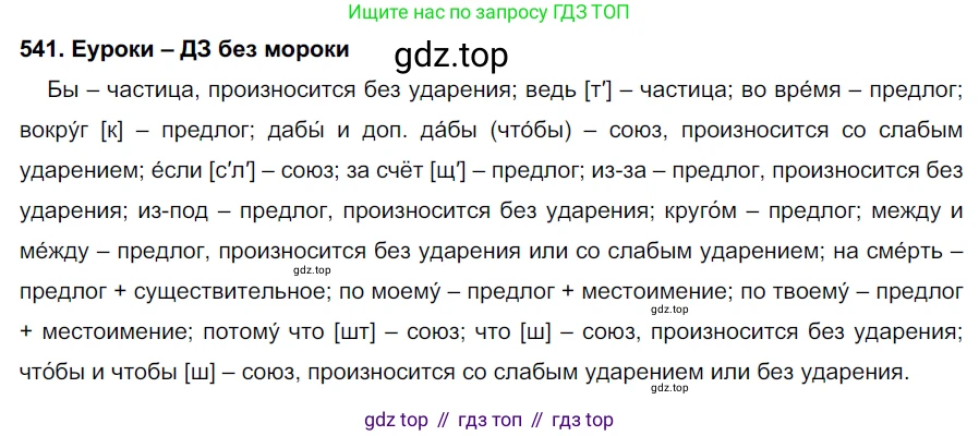 ГДЗ Русский язык, 7 класс Учебник, авторы: Разумовская Маргарита Михайловна, Львова Светлана Ивановна, Капинос Валентина Ивановна, Львов Валентин Витальевич, Сергеева Наталья Николаевна, Соловейчик Марина Сергеевна, издательство Просвещение, Москва, 2021, белого цвета, страница 207, номер 541, Решение 2