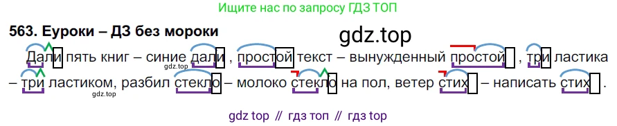 ГДЗ Русский язык, 7 класс Учебник, авторы: Разумовская Маргарита Михайловна, Львова Светлана Ивановна, Капинос Валентина Ивановна, Львов Валентин Витальевич, Сергеева Наталья Николаевна, Соловейчик Марина Сергеевна, издательство Просвещение, Москва, 2021, белого цвета, страница 216, номер 563, Решение 2