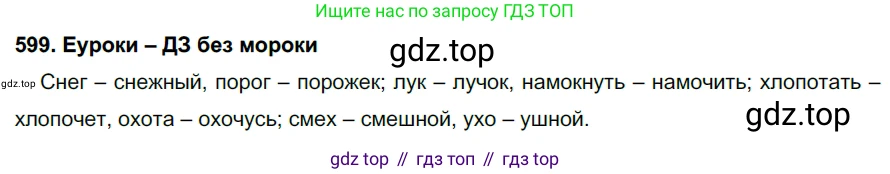 ГДЗ Русский язык, 7 класс Учебник, авторы: Разумовская Маргарита Михайловна, Львова Светлана Ивановна, Капинос Валентина Ивановна, Львов Валентин Витальевич, Сергеева Наталья Николаевна, Соловейчик Марина Сергеевна, издательство Просвещение, Москва, 2021, белого цвета, страница 229, номер 599, Решение 2