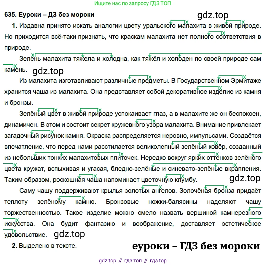 ГДЗ Русский язык, 7 класс Учебник, авторы: Разумовская Маргарита Михайловна, Львова Светлана Ивановна, Капинос Валентина Ивановна, Львов Валентин Витальевич, Сергеева Наталья Николаевна, Соловейчик Марина Сергеевна, издательство Просвещение, Москва, 2021, белого цвета, страница 241, номер 635, Решение 2