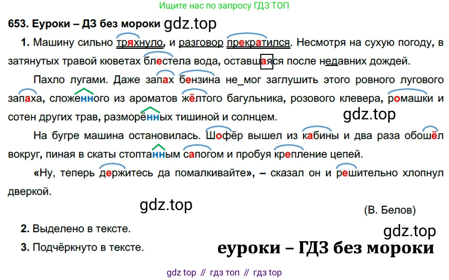 ГДЗ Русский язык, 7 класс Учебник, авторы: Разумовская Маргарита Михайловна, Львова Светлана Ивановна, Капинос Валентина Ивановна, Львов Валентин Витальевич, Сергеева Наталья Николаевна, Соловейчик Марина Сергеевна, издательство Просвещение, Москва, 2021, белого цвета, страница 248, номер 653, Решение 2