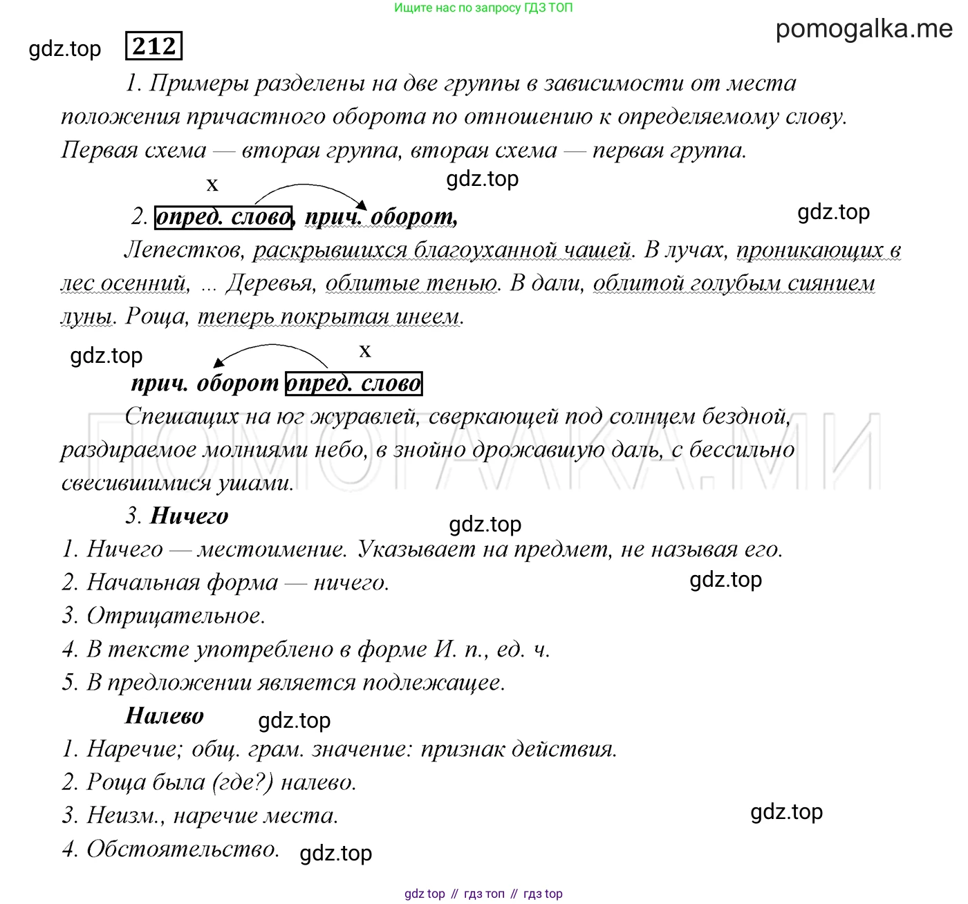 ГДЗ Русский язык, 7 класс Учебник, авторы: Разумовская Маргарита Михайловна, Львова Светлана Ивановна, Капинос Валентина Ивановна, Львов Валентин Витальевич, Сергеева Наталья Николаевна, Соловейчик Марина Сергеевна, издательство Просвещение, Москва, 2021, белого цвета, страница 77, номер 212, Решение 3