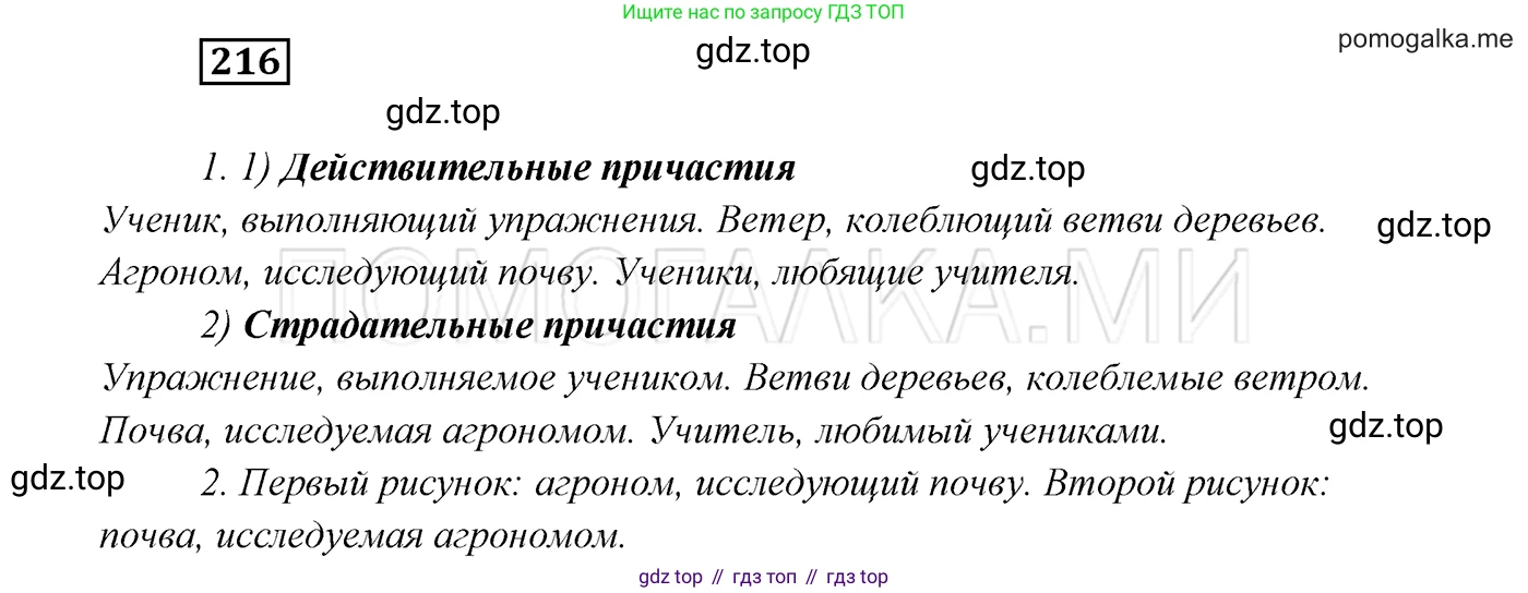 ГДЗ Русский язык, 7 класс Учебник, авторы: Разумовская Маргарита Михайловна, Львова Светлана Ивановна, Капинос Валентина Ивановна, Львов Валентин Витальевич, Сергеева Наталья Николаевна, Соловейчик Марина Сергеевна, издательство Просвещение, Москва, 2021, белого цвета, страница 79, номер 216, Решение 3