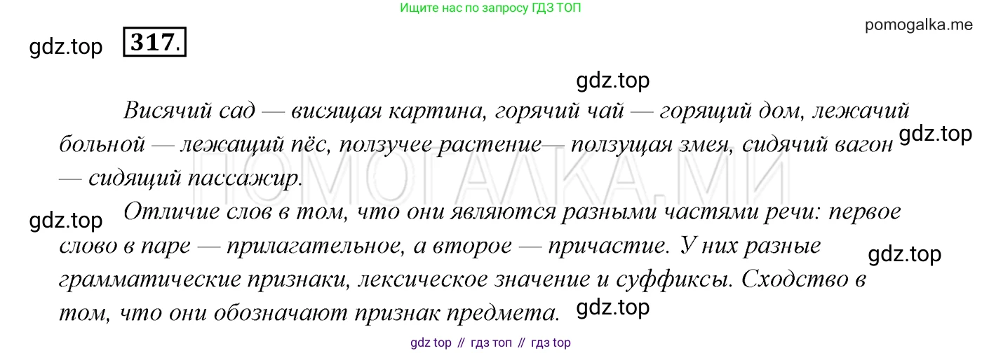 ГДЗ Русский язык, 7 класс Учебник, авторы: Разумовская Маргарита Михайловна, Львова Светлана Ивановна, Капинос Валентина Ивановна, Львов Валентин Витальевич, Сергеева Наталья Николаевна, Соловейчик Марина Сергеевна, издательство Просвещение, Москва, 2021, белого цвета, страница 120, номер 317, Решение 3