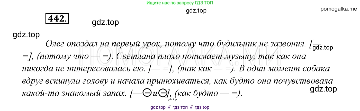 ГДЗ Русский язык, 7 класс Учебник, авторы: Разумовская Маргарита Михайловна, Львова Светлана Ивановна, Капинос Валентина Ивановна, Львов Валентин Витальевич, Сергеева Наталья Николаевна, Соловейчик Марина Сергеевна, издательство Просвещение, Москва, 2021, белого цвета, страница 168, номер 442, Решение 3