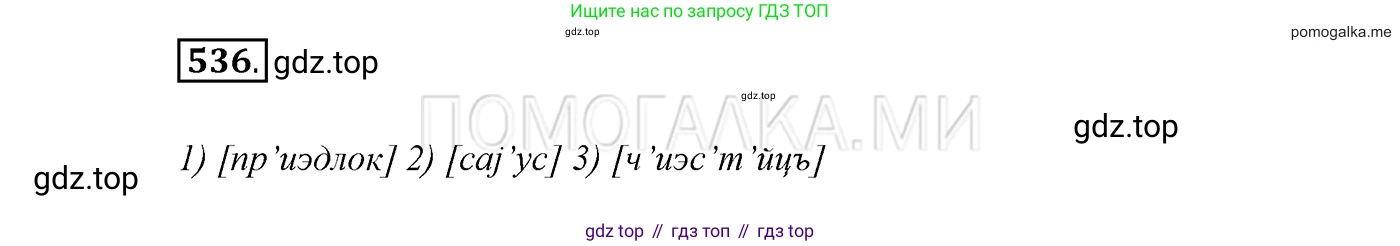 ГДЗ Русский язык, 7 класс Учебник, авторы: Разумовская Маргарита Михайловна, Львова Светлана Ивановна, Капинос Валентина Ивановна, Львов Валентин Витальевич, Сергеева Наталья Николаевна, Соловейчик Марина Сергеевна, издательство Просвещение, Москва, 2021, белого цвета, страница 206, номер 536, Решение 3