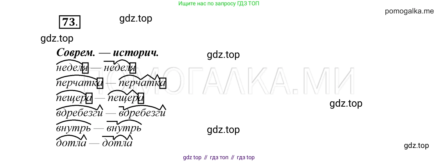 ГДЗ Русский язык, 7 класс Учебник, авторы: Разумовская Маргарита Михайловна, Львова Светлана Ивановна, Капинос Валентина Ивановна, Львов Валентин Витальевич, Сергеева Наталья Николаевна, Соловейчик Марина Сергеевна, издательство Просвещение, Москва, 2021, белого цвета, страница 28, номер 73, Решение 3
