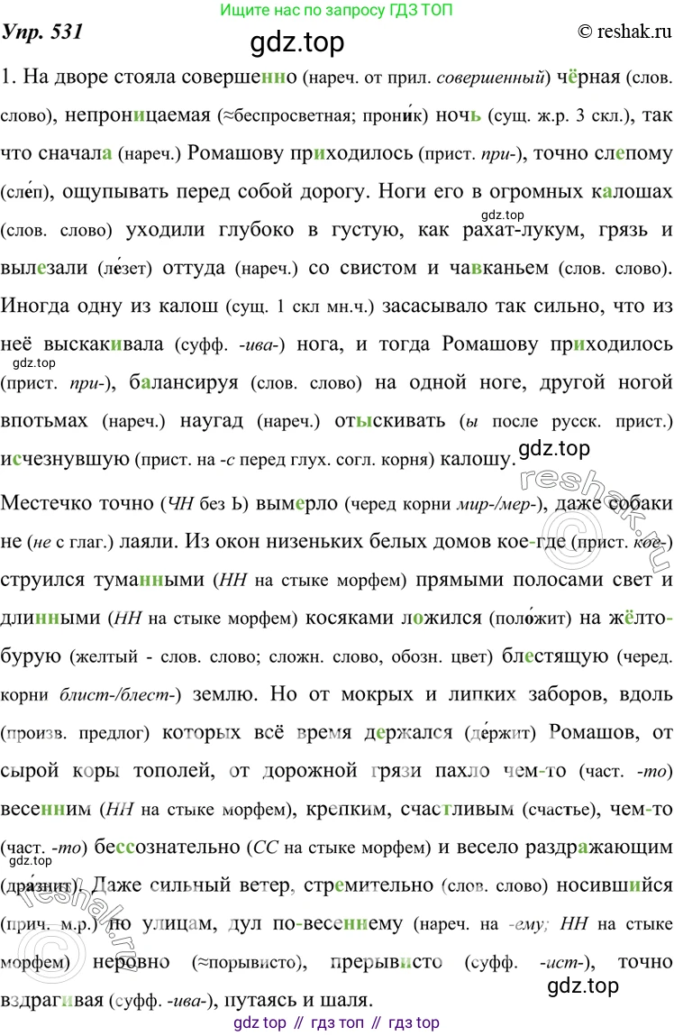 ГДЗ Русский язык, 7 класс Учебник, авторы: Разумовская Маргарита Михайловна, Львова Светлана Ивановна, Капинос Валентина Ивановна, Львов Валентин Витальевич, Сергеева Наталья Николаевна, Соловейчик Марина Сергеевна, издательство Просвещение, Москва, 2021, белого цвета, страница 204, номер 531, Решение 4