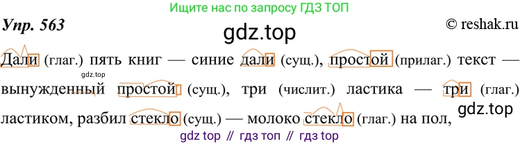 ГДЗ Русский язык, 7 класс Учебник, авторы: Разумовская Маргарита Михайловна, Львова Светлана Ивановна, Капинос Валентина Ивановна, Львов Валентин Витальевич, Сергеева Наталья Николаевна, Соловейчик Марина Сергеевна, издательство Просвещение, Москва, 2021, белого цвета, страница 216, номер 563, Решение 4