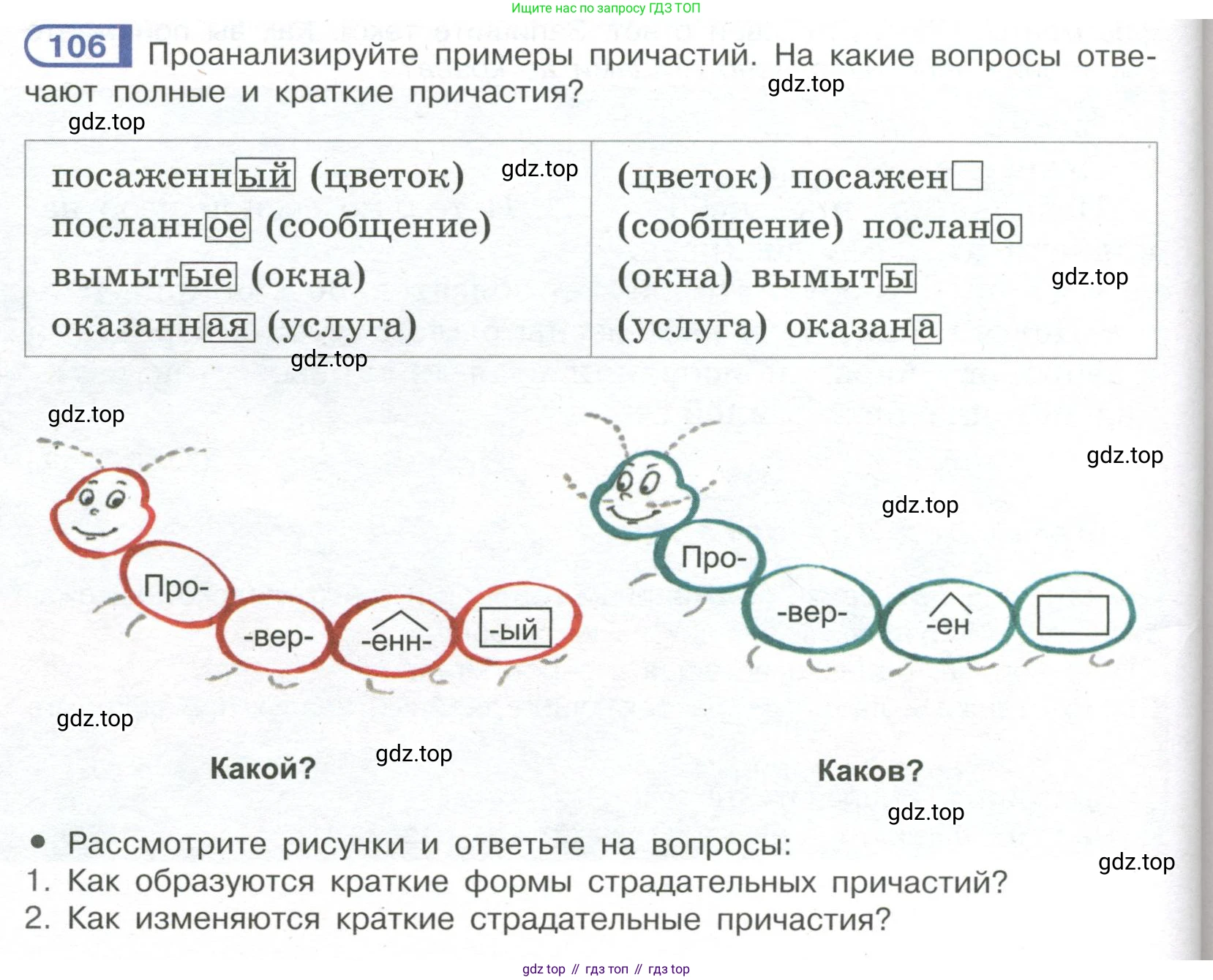 Русский язык, 7 класс Учебник, авторы: Рыбченкова Лидия Макаровна, Александрова Ольга Макаровна, Загоровская Ольга Владимировна, Нарушевич Андрей Георгиевич, Вакурова Ольга Фёдоровна, Григорьев Андрей Владимирович, Кузина Анна Николаевна, издательство Просвещение, Москва, 2019, коричневого цвета, Часть 1, страница 56, номер 106, Условие