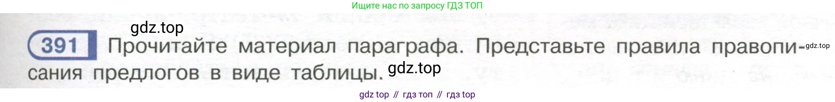 Русский язык, 7 класс Учебник, авторы: Рыбченкова Лидия Макаровна, Александрова Ольга Макаровна, Загоровская Ольга Владимировна, Нарушевич Андрей Георгиевич, Вакурова Ольга Фёдоровна, Григорьев Андрей Владимирович, Кузина Анна Николаевна, издательство Просвещение, Москва, 2019, коричневого цвета, Часть 2, страница 57, номер 391, Условие