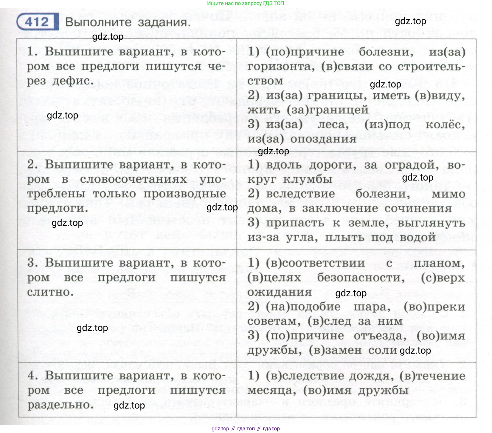 Русский язык, 7 класс Учебник, авторы: Рыбченкова Лидия Макаровна, Александрова Ольга Макаровна, Загоровская Ольга Владимировна, Нарушевич Андрей Георгиевич, Вакурова Ольга Фёдоровна, Григорьев Андрей Владимирович, Кузина Анна Николаевна, издательство Просвещение, Москва, 2019, коричневого цвета, Часть 2, страница 65, номер 412, Условие