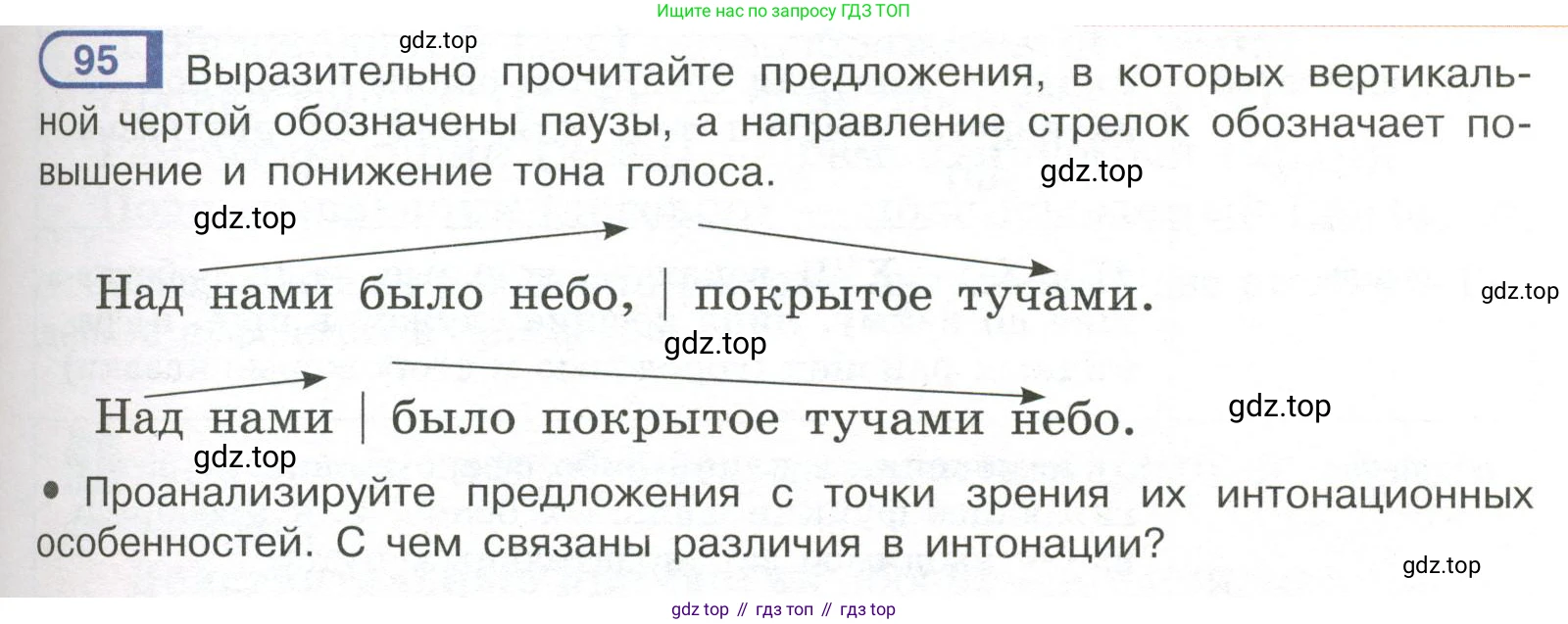 Русский язык, 7 класс Учебник, авторы: Рыбченкова Лидия Макаровна, Александрова Ольга Макаровна, Загоровская Ольга Владимировна, Нарушевич Андрей Георгиевич, Вакурова Ольга Фёдоровна, Григорьев Андрей Владимирович, Кузина Анна Николаевна, издательство Просвещение, Москва, 2019, коричневого цвета, Часть 1, страница 51, номер 95, Условие
