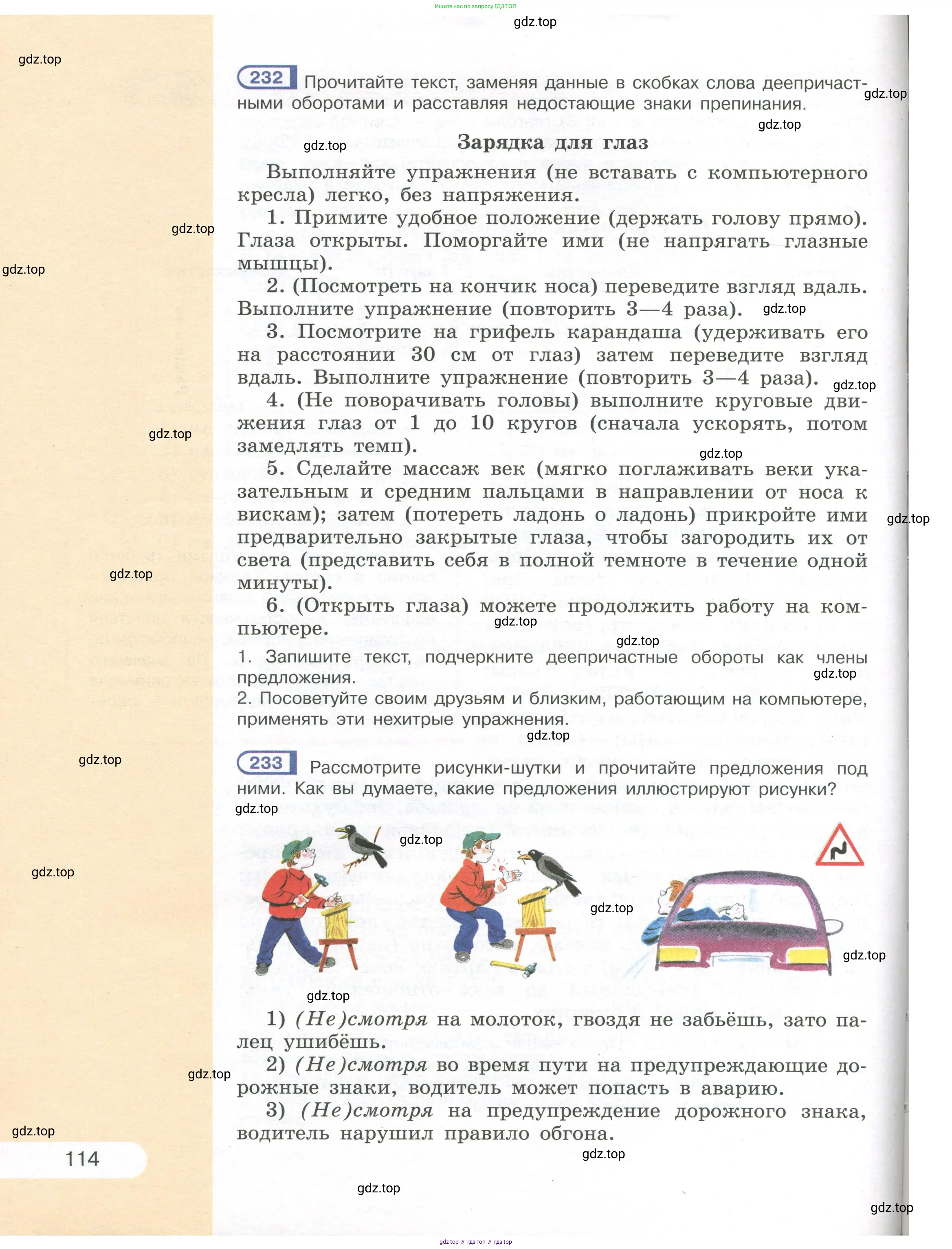 Русский язык, 7 класс Учебник, авторы: Рыбченкова Лидия Макаровна, Александрова Ольга Макаровна, Загоровская Ольга Владимировна, Нарушевич Андрей Георгиевич, Вакурова Ольга Фёдоровна, Григорьев Андрей Владимирович, Кузина Анна Николаевна, издательство Просвещение, Москва, 2019, коричневого цвета, Часть 1, страница 114