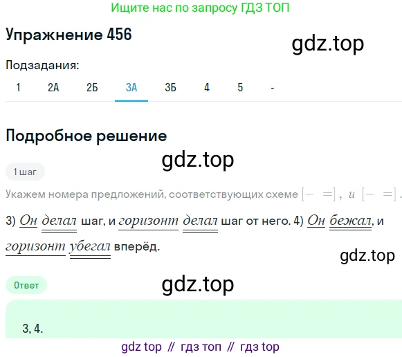 Русский язык, 7 класс Учебник, авторы: Рыбченкова Лидия Макаровна, Александрова Ольга Макаровна, Загоровская Ольга Владимировна, Нарушевич Андрей Георгиевич, Вакурова Ольга Фёдоровна, Григорьев Андрей Владимирович, Кузина Анна Николаевна, издательство Просвещение, Москва, 2019, коричневого цвета, Часть 2, страница 86, номер 456, Решение 1 (продолжение 5)