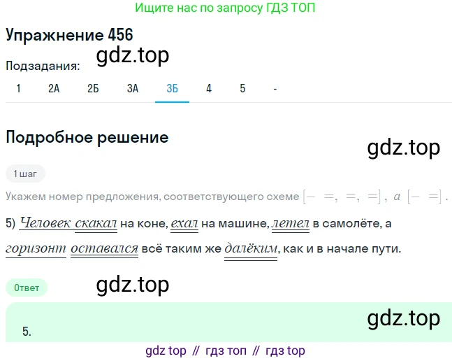 Русский язык, 7 класс Учебник, авторы: Рыбченкова Лидия Макаровна, Александрова Ольга Макаровна, Загоровская Ольга Владимировна, Нарушевич Андрей Георгиевич, Вакурова Ольга Фёдоровна, Григорьев Андрей Владимирович, Кузина Анна Николаевна, издательство Просвещение, Москва, 2019, коричневого цвета, Часть 2, страница 86, номер 456, Решение 1 (продолжение 6)