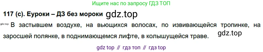 Русский язык, 7 класс Учебник, авторы: Рыбченкова Лидия Макаровна, Александрова Ольга Макаровна, Загоровская Ольга Владимировна, Нарушевич Андрей Георгиевич, Вакурова Ольга Фёдоровна, Григорьев Андрей Владимирович, Кузина Анна Николаевна, издательство Просвещение, Москва, 2019, коричневого цвета, Часть 1, страница 61, номер 117, Решение 2