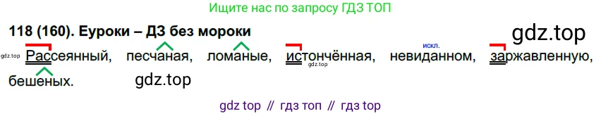 Русский язык, 7 класс Учебник, авторы: Рыбченкова Лидия Макаровна, Александрова Ольга Макаровна, Загоровская Ольга Владимировна, Нарушевич Андрей Георгиевич, Вакурова Ольга Фёдоровна, Григорьев Андрей Владимирович, Кузина Анна Николаевна, издательство Просвещение, Москва, 2019, коричневого цвета, Часть 1, страница 79, номер 160, Решение 2