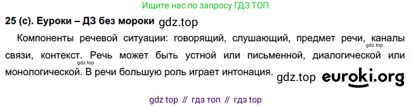 Русский язык, 7 класс Учебник, авторы: Рыбченкова Лидия Макаровна, Александрова Ольга Макаровна, Загоровская Ольга Владимировна, Нарушевич Андрей Георгиевич, Вакурова Ольга Фёдоровна, Григорьев Андрей Владимирович, Кузина Анна Николаевна, издательство Просвещение, Москва, 2019, коричневого цвета, Часть 1, страница 15, номер 25, Решение 2