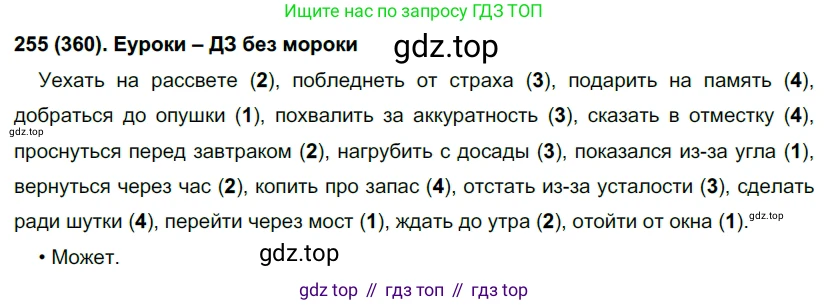 Русский язык, 7 класс Учебник, авторы: Рыбченкова Лидия Макаровна, Александрова Ольга Макаровна, Загоровская Ольга Владимировна, Нарушевич Андрей Георгиевич, Вакурова Ольга Фёдоровна, Григорьев Андрей Владимирович, Кузина Анна Николаевна, издательство Просвещение, Москва, 2019, коричневого цвета, Часть 2, страница 46, номер 360, Решение 2