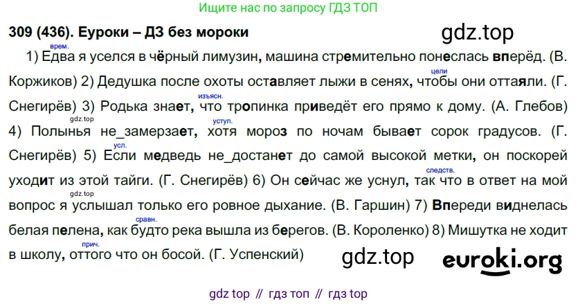 Русский язык, 7 класс Учебник, авторы: Рыбченкова Лидия Макаровна, Александрова Ольга Макаровна, Загоровская Ольга Владимировна, Нарушевич Андрей Георгиевич, Вакурова Ольга Фёдоровна, Григорьев Андрей Владимирович, Кузина Анна Николаевна, издательство Просвещение, Москва, 2019, коричневого цвета, Часть 2, страница 76, номер 436, Решение 2