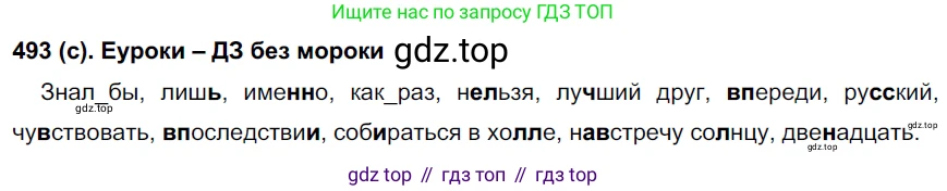 Русский язык, 7 класс Учебник, авторы: Рыбченкова Лидия Макаровна, Александрова Ольга Макаровна, Загоровская Ольга Владимировна, Нарушевич Андрей Георгиевич, Вакурова Ольга Фёдоровна, Григорьев Андрей Владимирович, Кузина Анна Николаевна, издательство Просвещение, Москва, 2019, коричневого цвета, Часть 2, страница 107, номер 493, Решение 2