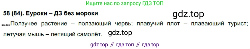 Русский язык, 7 класс Учебник, авторы: Рыбченкова Лидия Макаровна, Александрова Ольга Макаровна, Загоровская Ольга Владимировна, Нарушевич Андрей Георгиевич, Вакурова Ольга Фёдоровна, Григорьев Андрей Владимирович, Кузина Анна Николаевна, издательство Просвещение, Москва, 2019, коричневого цвета, Часть 1, страница 47, номер 84, Решение 2