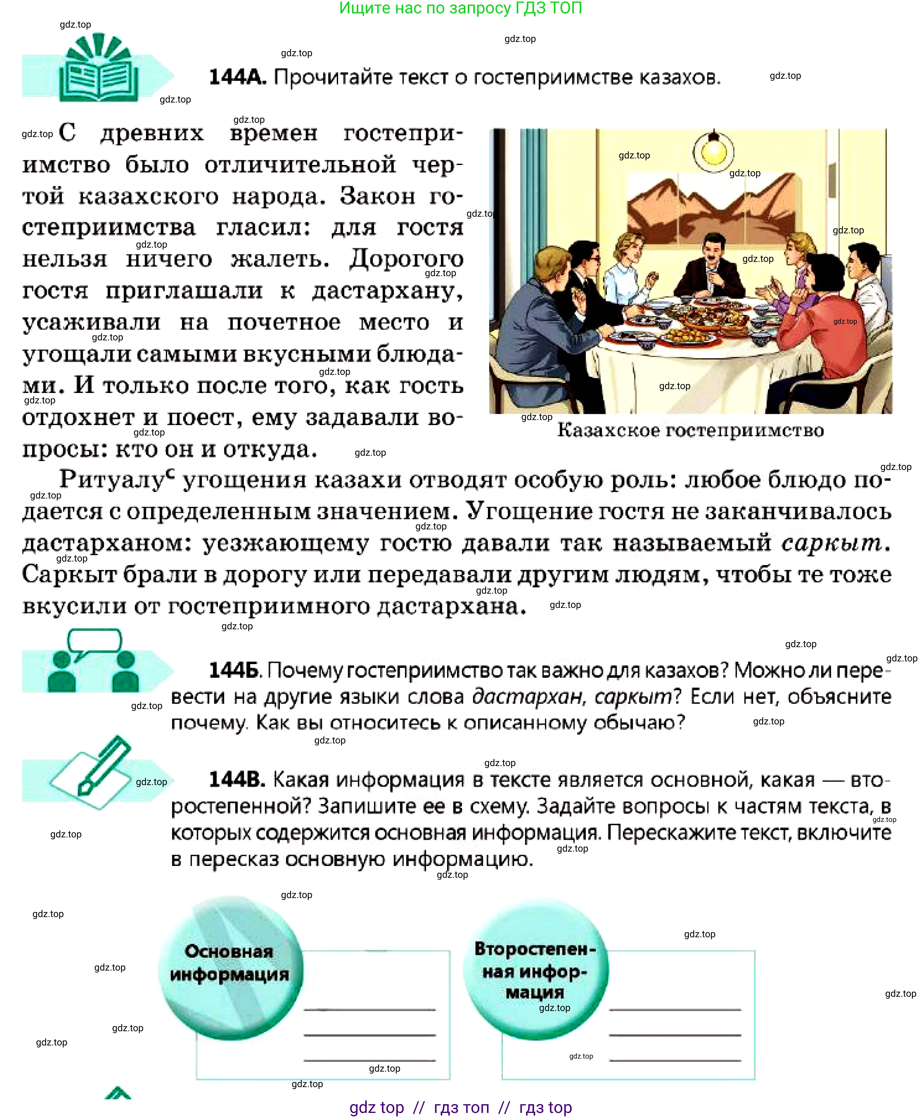 Русский язык, 7 класс Учебник, авторы: Сабитова Зинаида Какбаевна, Скляренко Ксения Сергеевна, Дюсенова Динара Сагимжановна, Жанкидирова Гульжан Токтарбековна, издательство Мектеп, Алматы, 2025, страница 81, номер 144, Условие