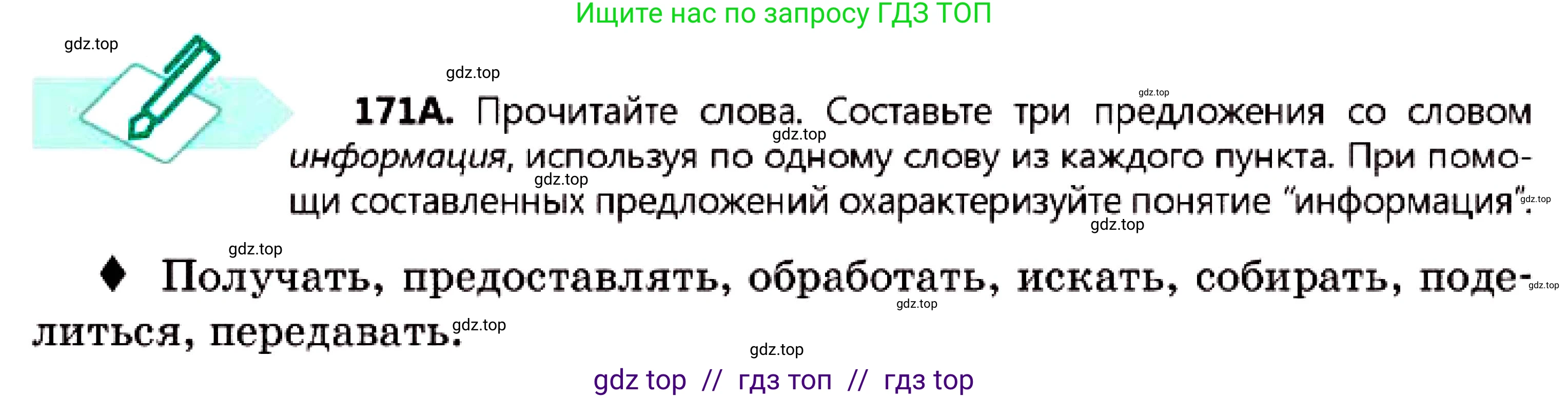 Русский язык, 7 класс Учебник, авторы: Сабитова Зинаида Какбаевна, Скляренко Ксения Сергеевна, Дюсенова Динара Сагимжановна, Жанкидирова Гульжан Токтарбековна, издательство Мектеп, Алматы, 2025, страница 96, номер 171, Условие