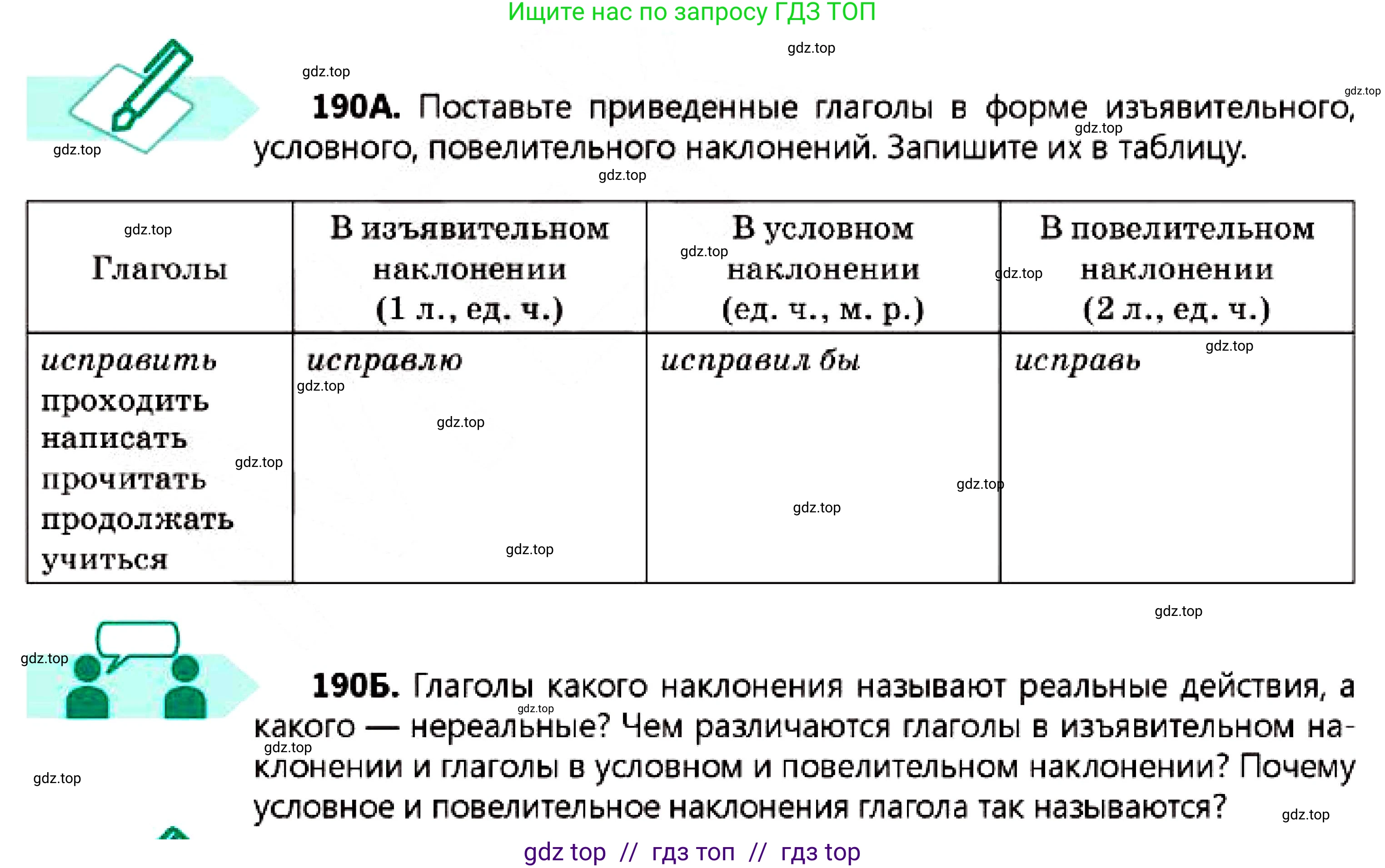 Русский язык, 7 класс Учебник, авторы: Сабитова Зинаида Какбаевна, Скляренко Ксения Сергеевна, Дюсенова Динара Сагимжановна, Жанкидирова Гульжан Токтарбековна, издательство Мектеп, Алматы, 2025, страница 105, номер 190, Условие