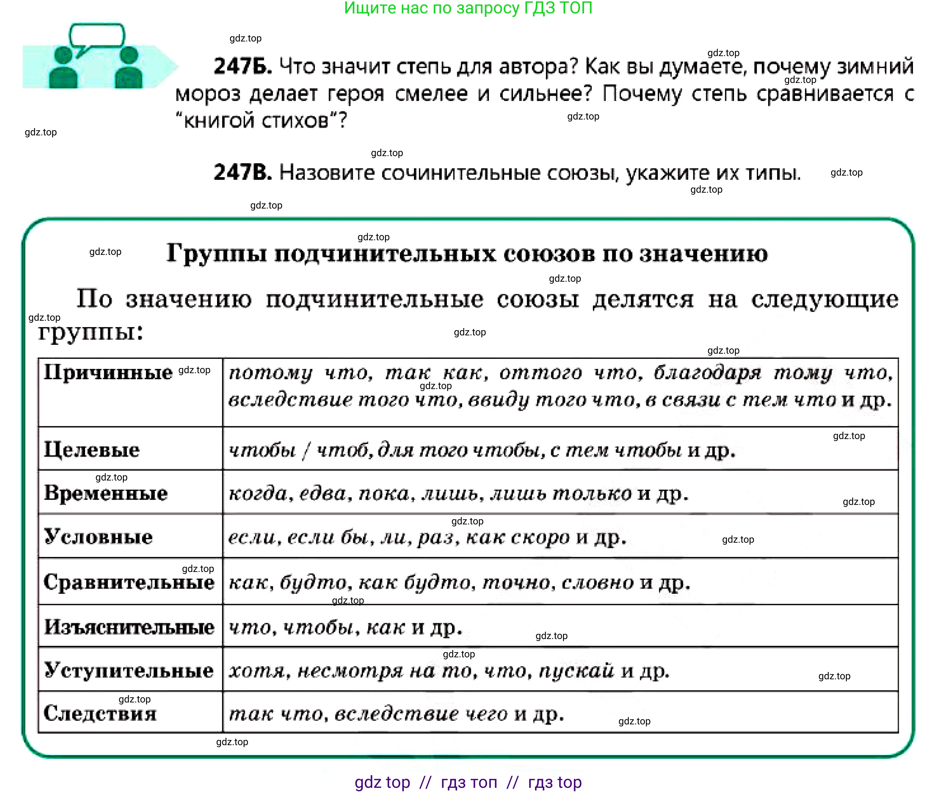 Русский язык, 7 класс Учебник, авторы: Сабитова Зинаида Какбаевна, Скляренко Ксения Сергеевна, Дюсенова Динара Сагимжановна, Жанкидирова Гульжан Токтарбековна, издательство Мектеп, Алматы, 2025, страница 138, номер 247, Условие (продолжение 2)
