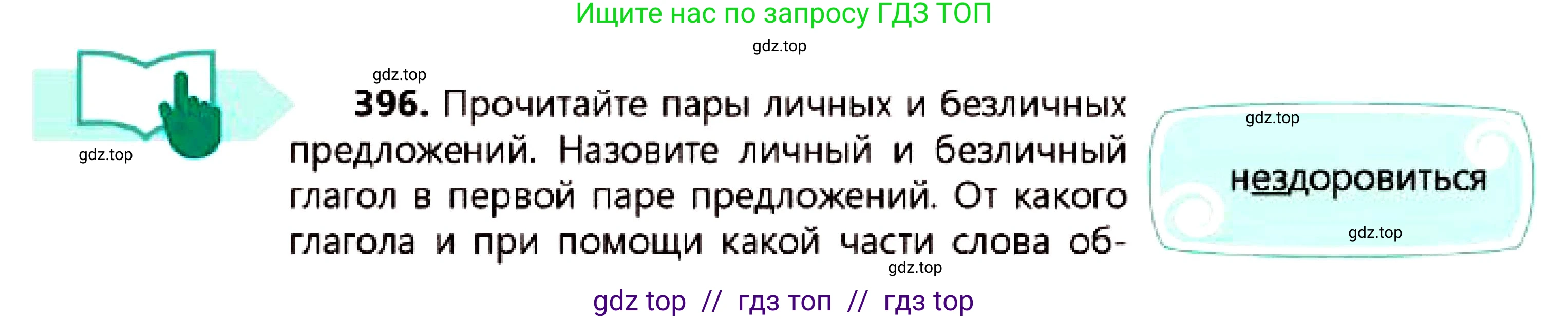 Русский язык, 7 класс Учебник, авторы: Сабитова Зинаида Какбаевна, Скляренко Ксения Сергеевна, Дюсенова Динара Сагимжановна, Жанкидирова Гульжан Токтарбековна, издательство Мектеп, Алматы, 2025, страница 218, номер 396, Условие