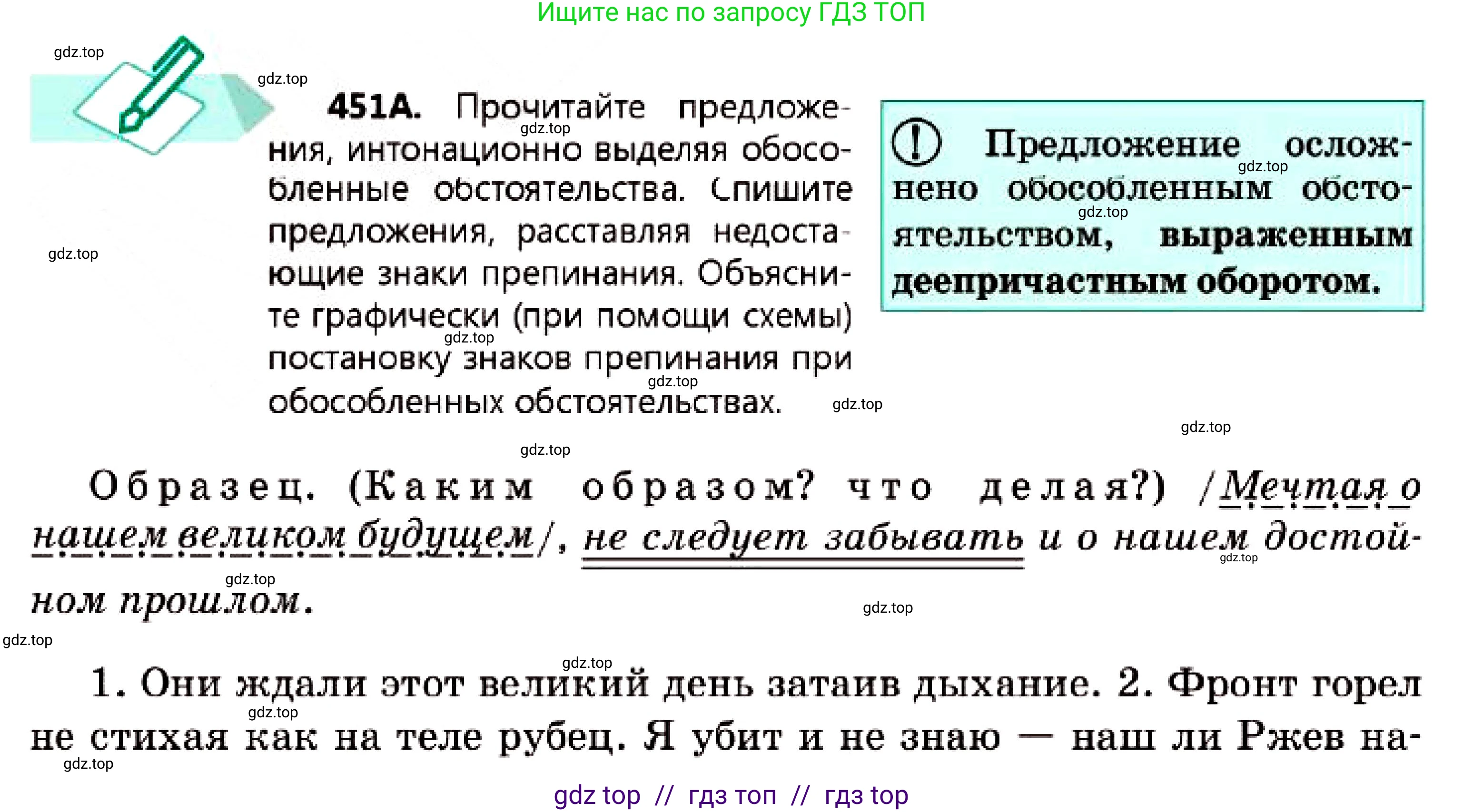 Русский язык, 7 класс Учебник, авторы: Сабитова Зинаида Какбаевна, Скляренко Ксения Сергеевна, Дюсенова Динара Сагимжановна, Жанкидирова Гульжан Токтарбековна, издательство Мектеп, Алматы, 2025, страница 246, номер 451, Условие