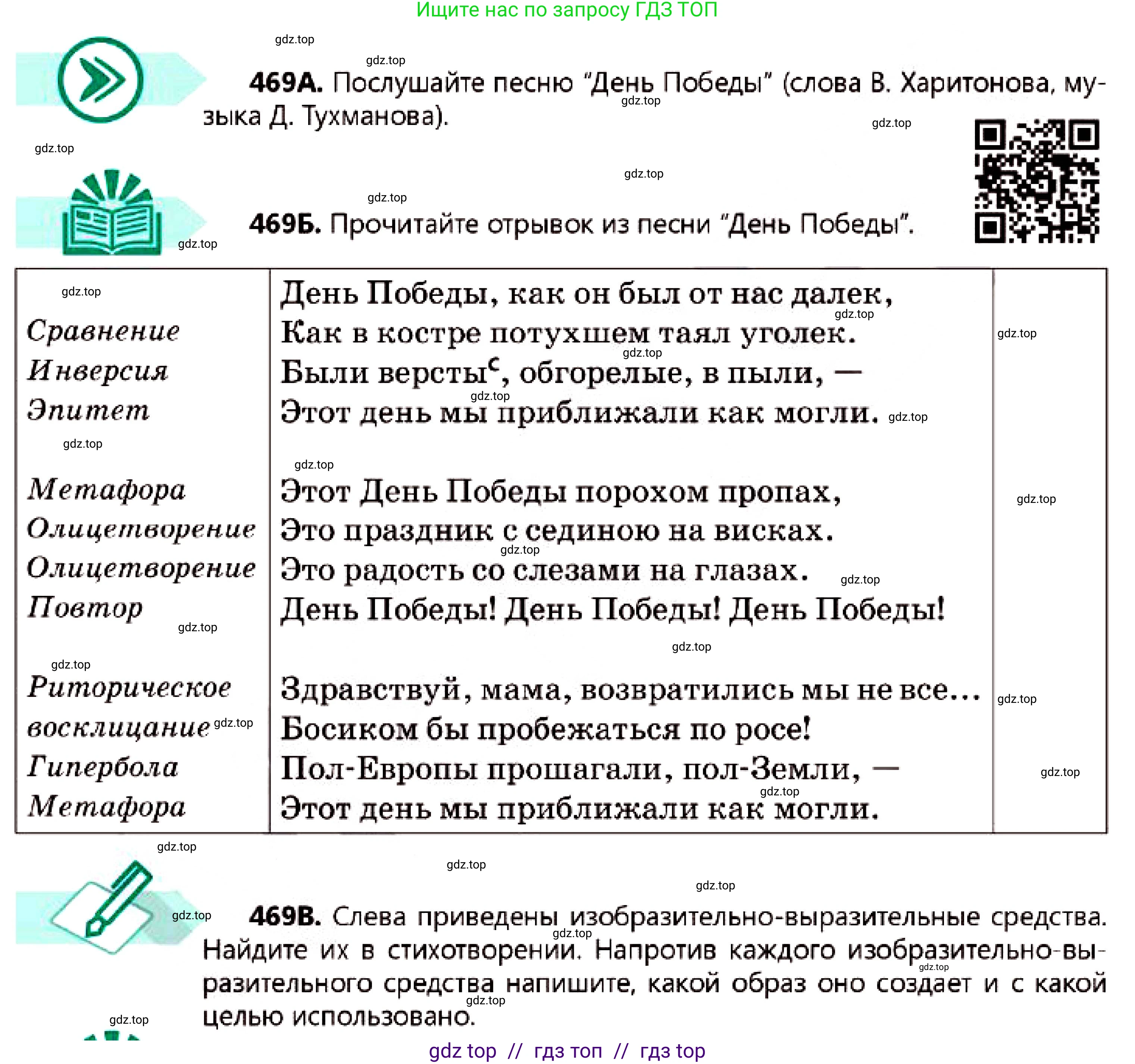 Русский язык, 7 класс Учебник, авторы: Сабитова Зинаида Какбаевна, Скляренко Ксения Сергеевна, Дюсенова Динара Сагимжановна, Жанкидирова Гульжан Токтарбековна, издательство Мектеп, Алматы, 2025, страница 255, номер 469, Условие