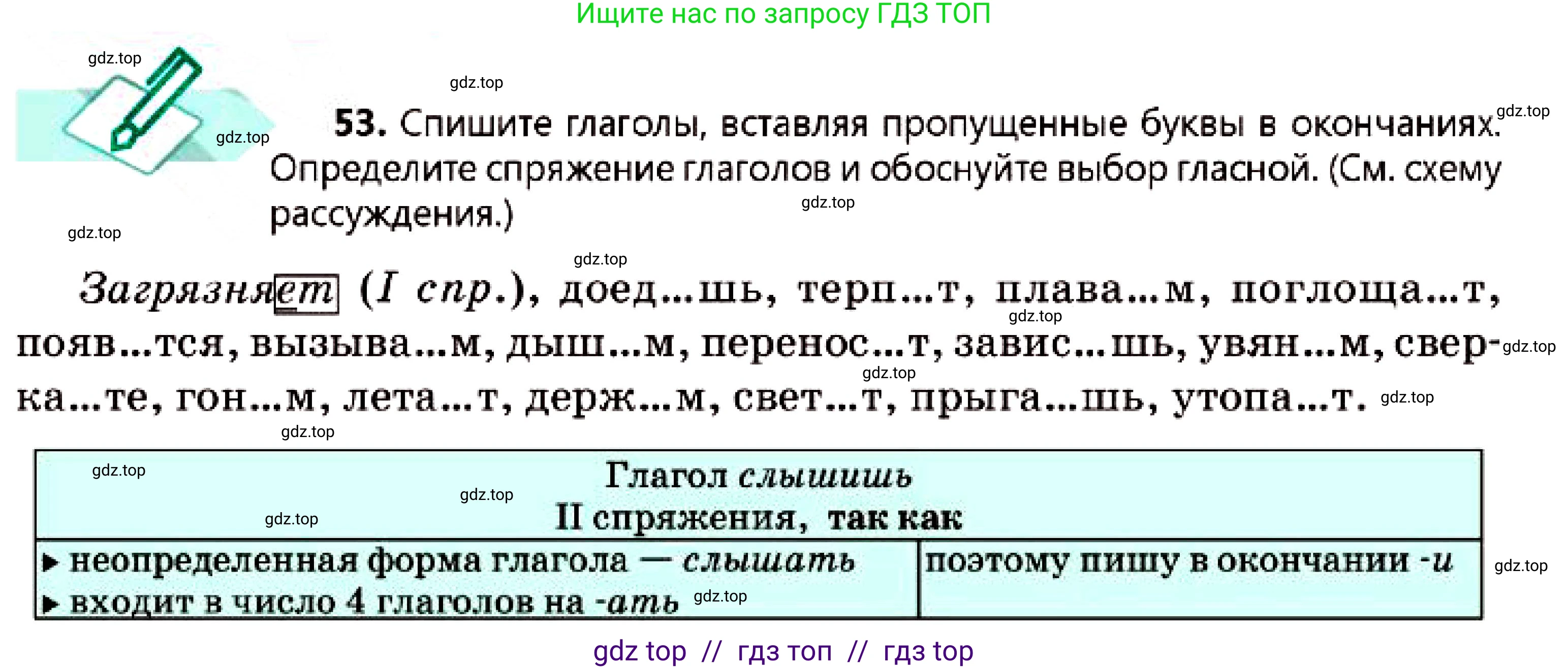 Русский язык, 7 класс Учебник, авторы: Сабитова Зинаида Какбаевна, Скляренко Ксения Сергеевна, Дюсенова Динара Сагимжановна, Жанкидирова Гульжан Токтарбековна, издательство Мектеп, Алматы, 2025, страница 30, номер 53, Условие