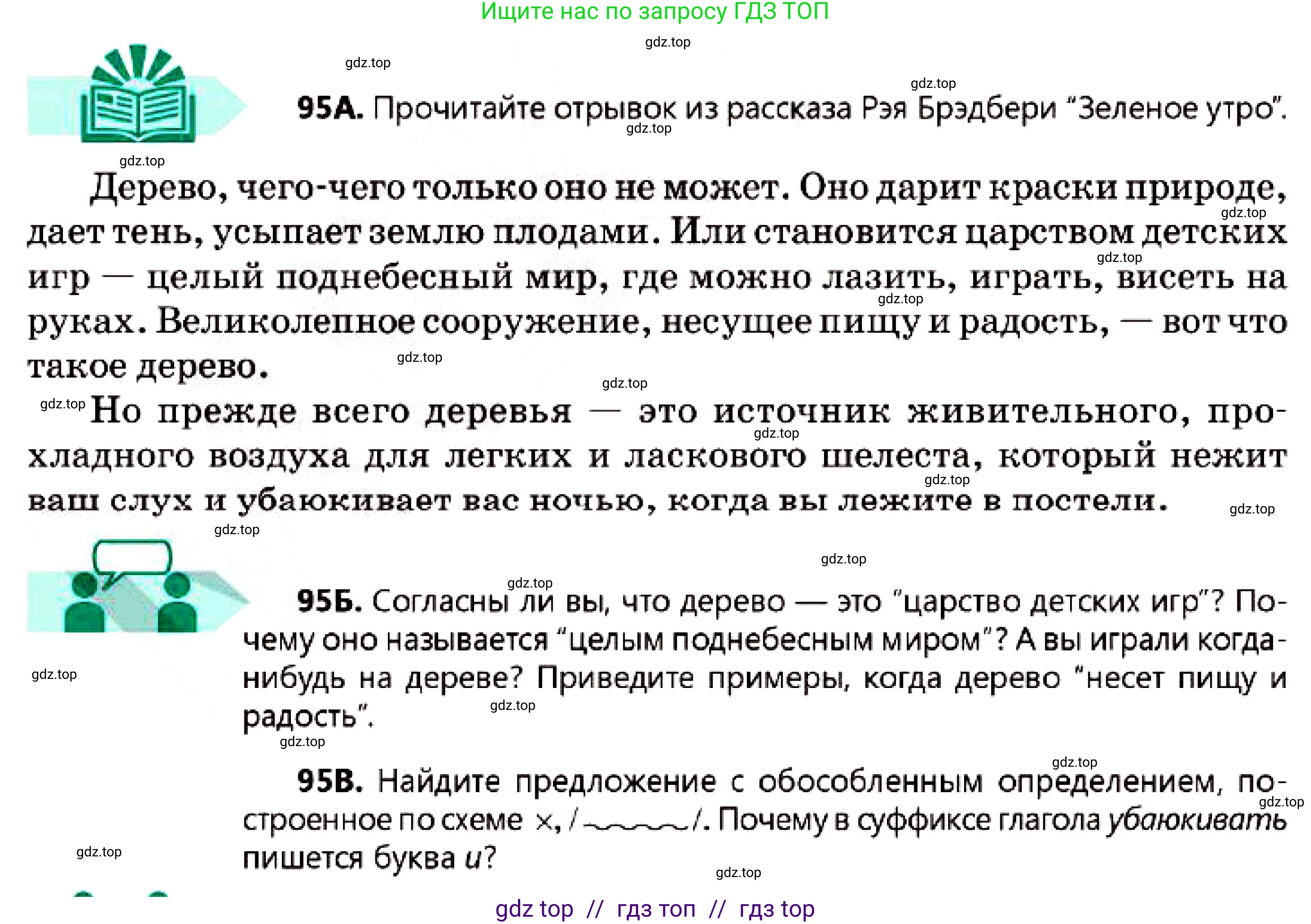 Русский язык, 7 класс Учебник, авторы: Сабитова Зинаида Какбаевна, Скляренко Ксения Сергеевна, Дюсенова Динара Сагимжановна, Жанкидирова Гульжан Токтарбековна, издательство Мектеп, Алматы, 2025, страница 54, номер 95, Условие