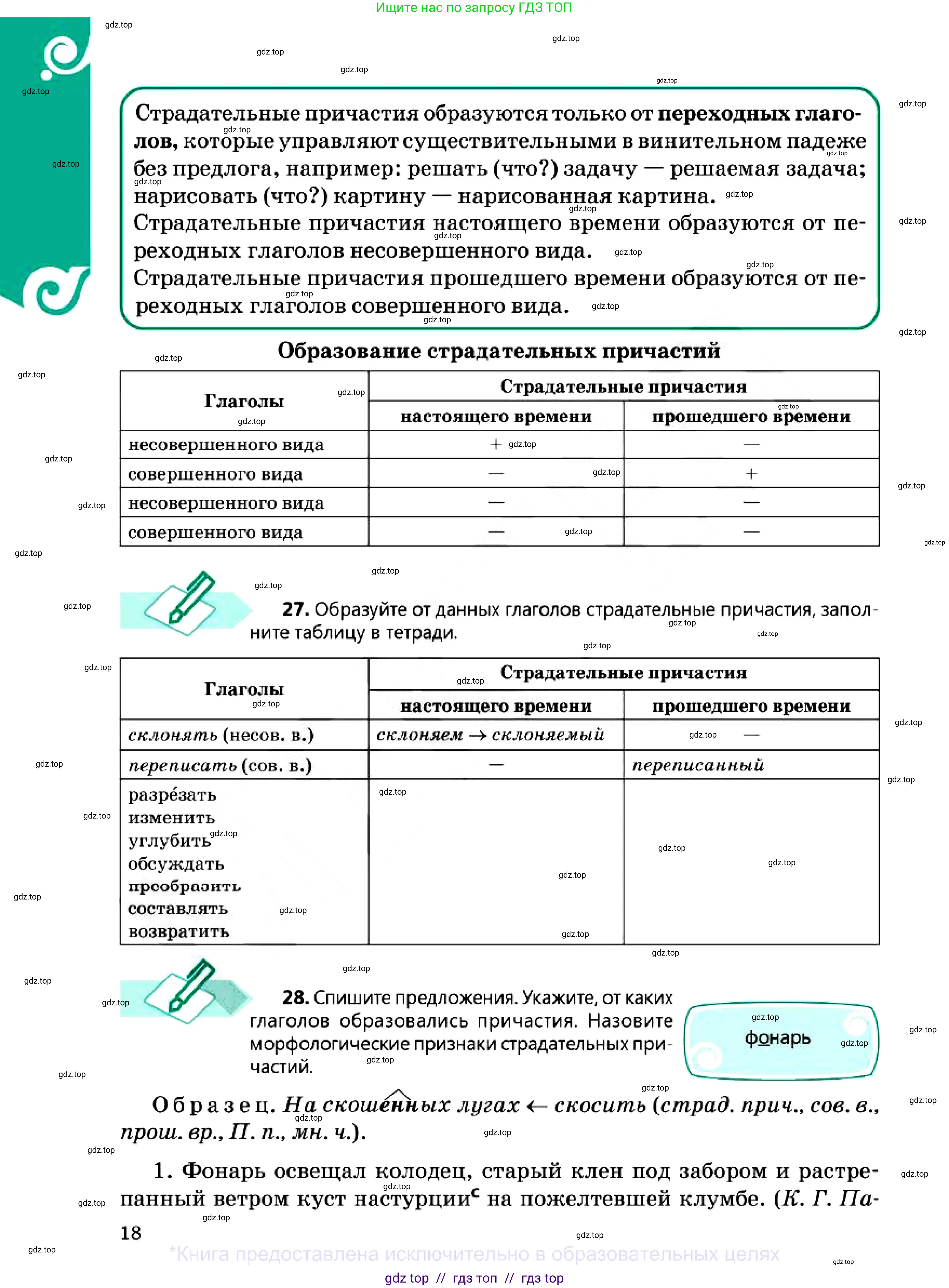 Русский язык, 7 класс Учебник, авторы: Сабитова Зинаида Какбаевна, Скляренко Ксения Сергеевна, Дюсенова Динара Сагимжановна, Жанкидирова Гульжан Токтарбековна, издательство Мектеп, Алматы, 2025, страница 18