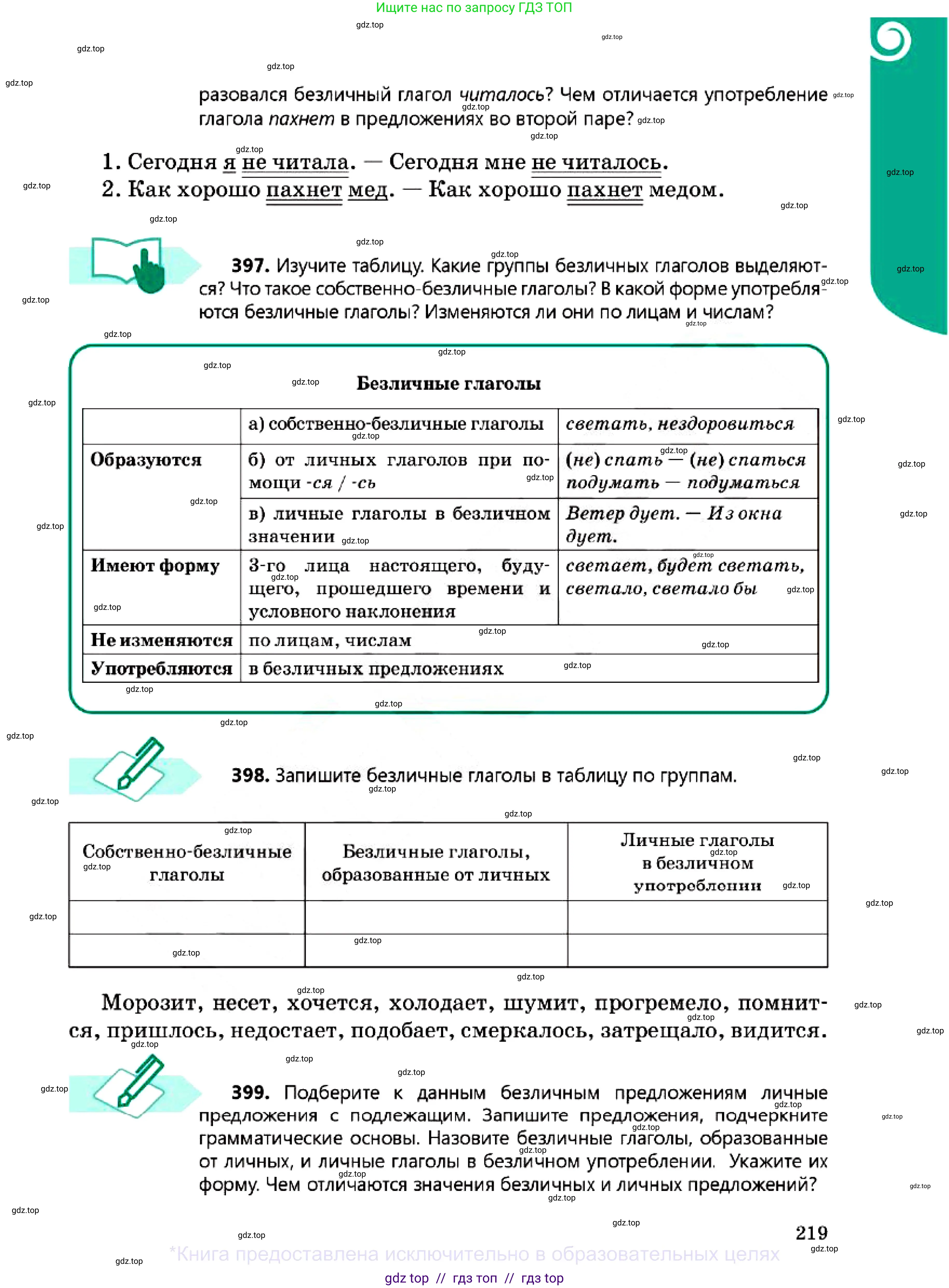 Русский язык, 7 класс Учебник, авторы: Сабитова Зинаида Какбаевна, Скляренко Ксения Сергеевна, Дюсенова Динара Сагимжановна, Жанкидирова Гульжан Токтарбековна, издательство Мектеп, Алматы, 2025, страница 219