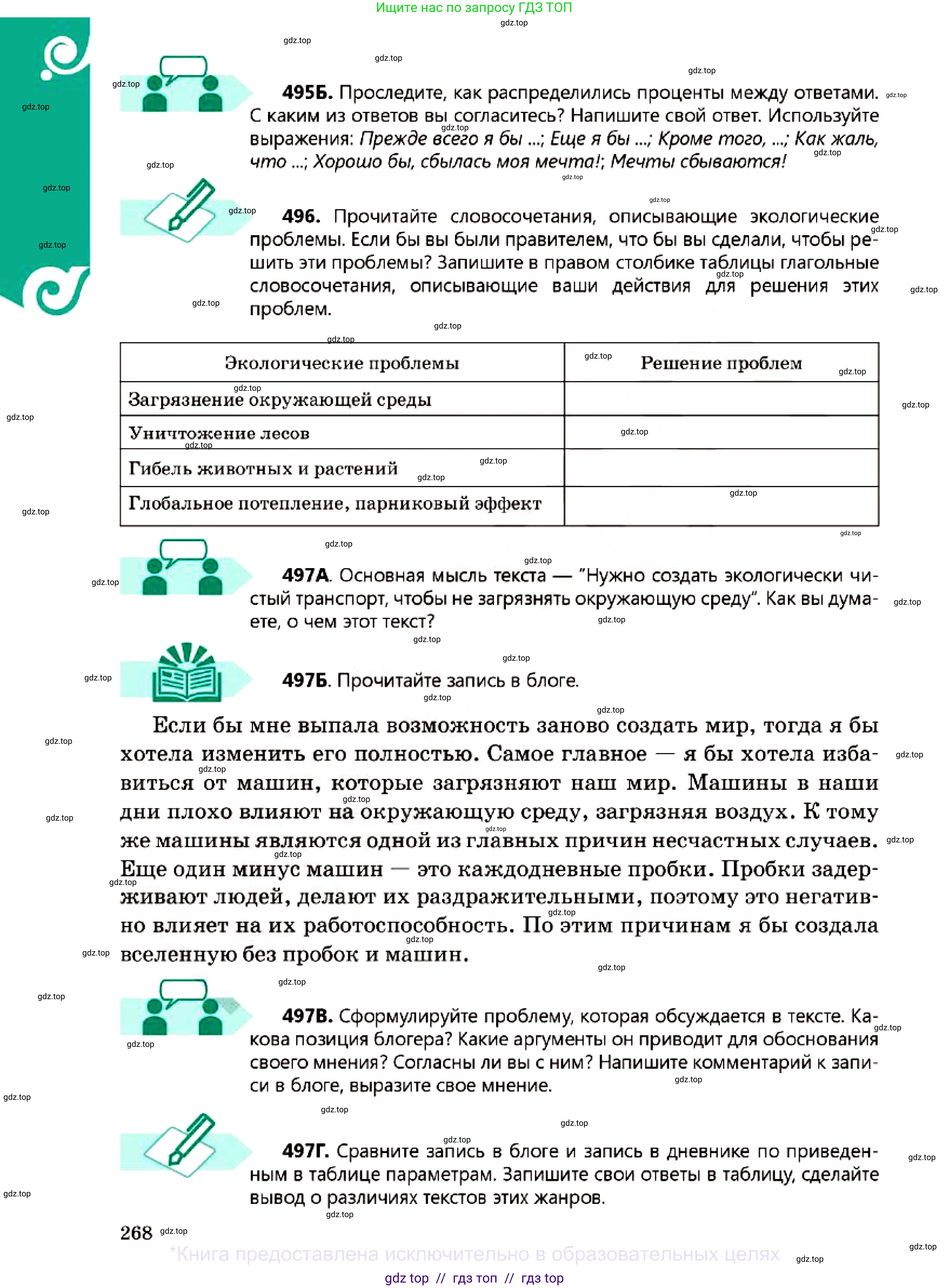 Русский язык, 7 класс Учебник, авторы: Сабитова Зинаида Какбаевна, Скляренко Ксения Сергеевна, Дюсенова Динара Сагимжановна, Жанкидирова Гульжан Токтарбековна, издательство Мектеп, Алматы, 2025, страница 268