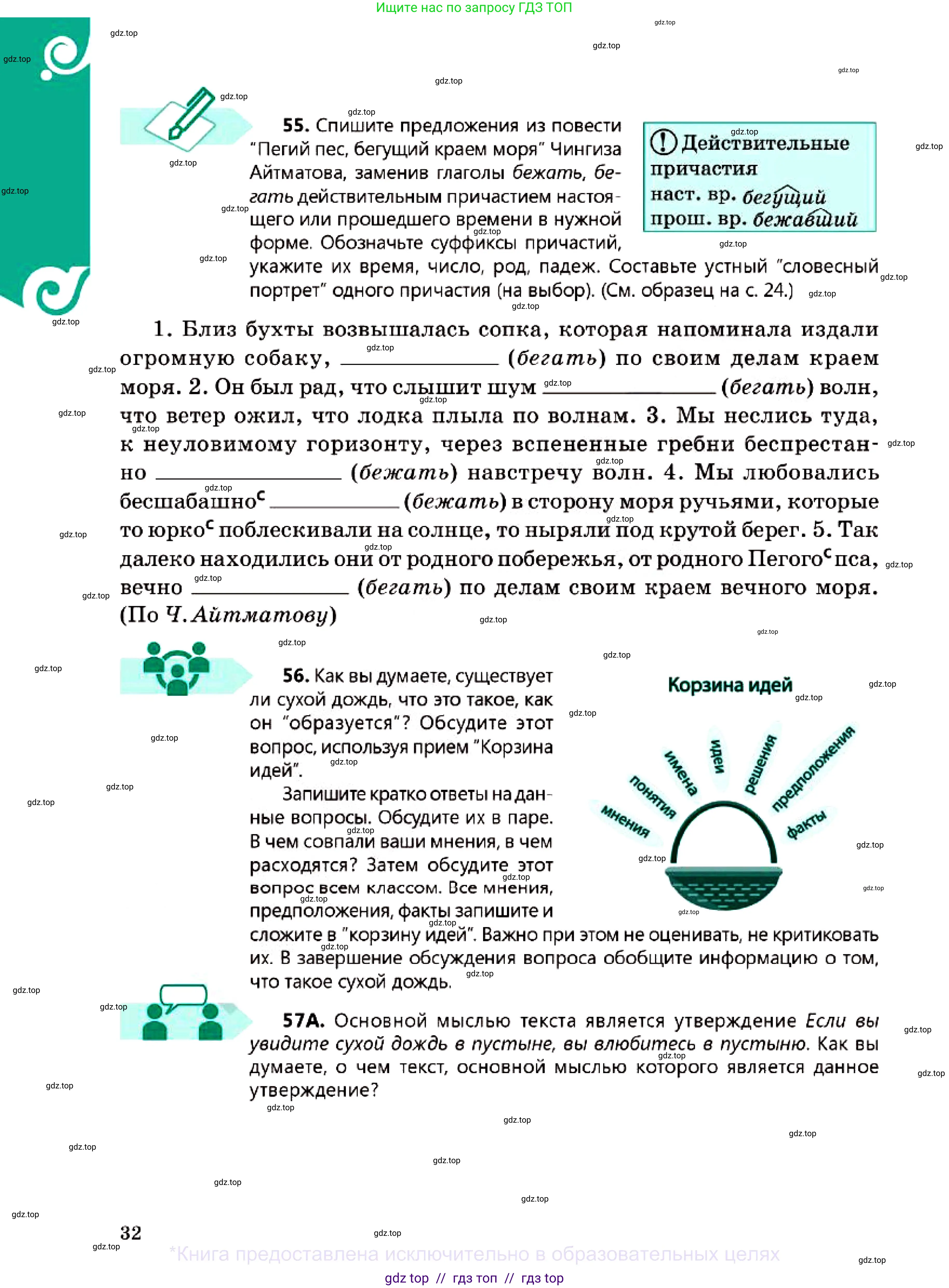 Русский язык, 7 класс Учебник, авторы: Сабитова Зинаида Какбаевна, Скляренко Ксения Сергеевна, Дюсенова Динара Сагимжановна, Жанкидирова Гульжан Токтарбековна, издательство Мектеп, Алматы, 2025, страница 32
