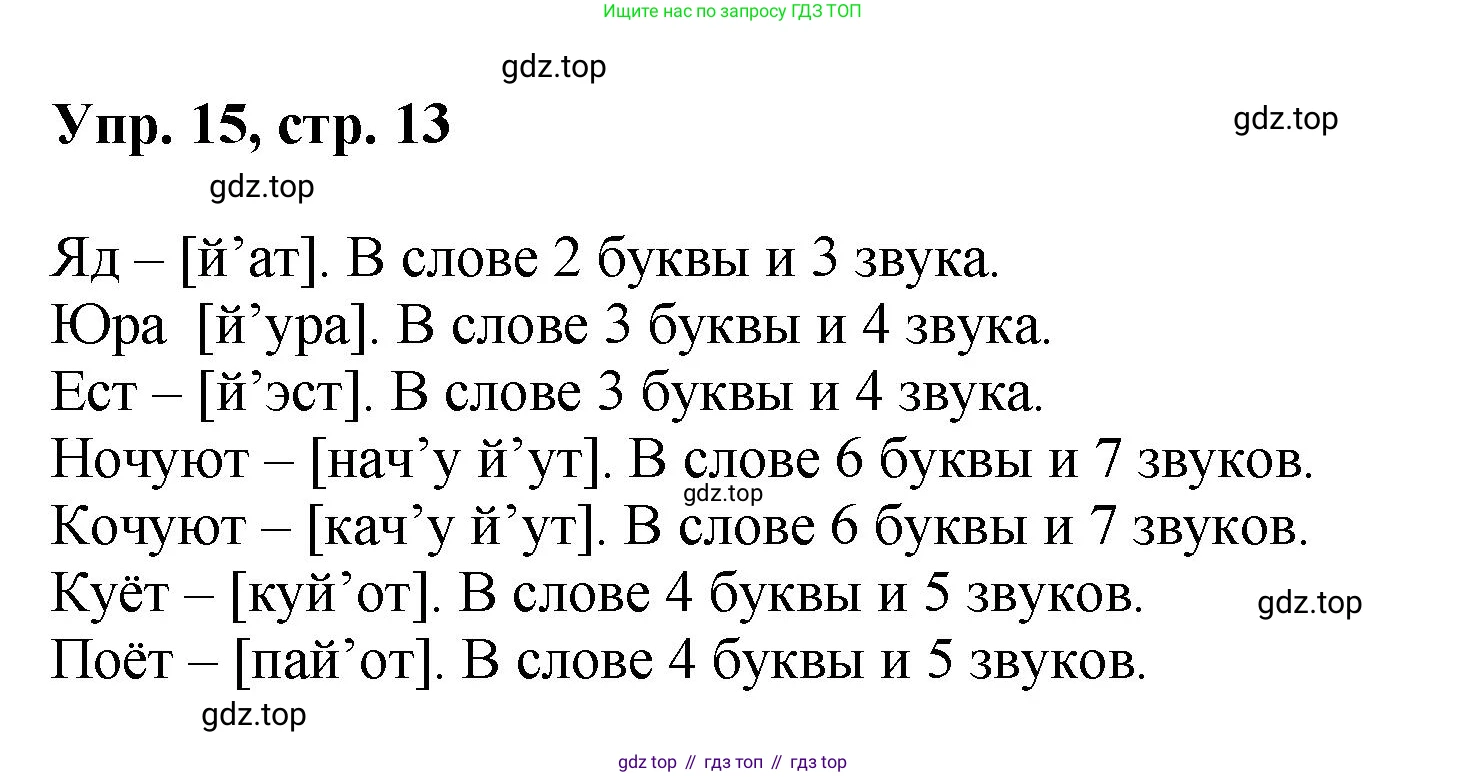 Русский язык, 8 класс Учебник, авторы: Бархударов Степан Григорьевич, Крючков Сергей Ефимович, Максимов Леонард Юрьевич, Чешко Лев Антонович, Николина Наталия Анатольевна, Мишина Клара Ивановна, Текучева Ирина Викторовна, Курцева Зоя Ивановна, Комиссарова Людмила Юрьевна, издательство Просвещение, Москва, 2023, зелёного цвета, страница 13, номер 15, Решение 1 (2023-2027)